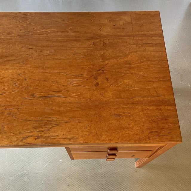 Mid-Century Danish Teak Desk For Sale - Image 4 of 10