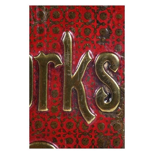 Enameled Plaque from G. T. Grey For Sale - Image 3 of 4