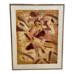 Graham Coughtry Print Nude 1979 Numbered, Signed, Framed