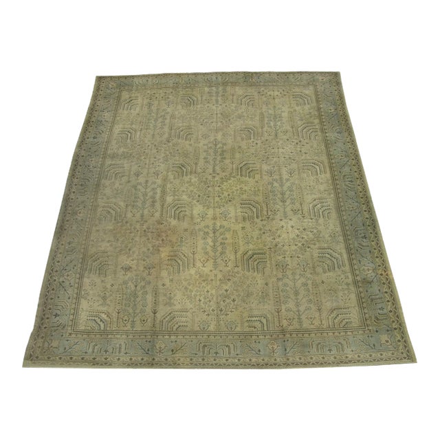 Antique Turkish Oushak Rug 19'0'' X 15'0'' For Sale