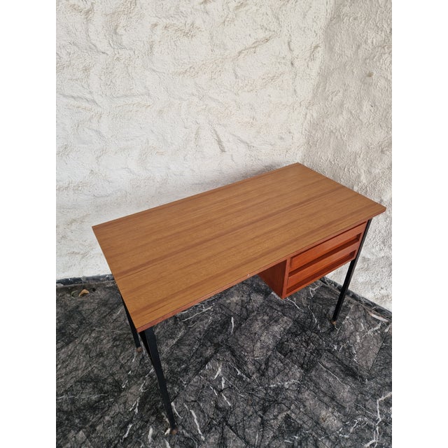 1970s Mid-Century Teak and Formica Desk, 1960s For Sale - Image 5 of 18