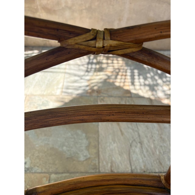 1970s 1970s McGuire Bamboo & Rattan Side Chairs (2) For Sale - Image 5 of 12