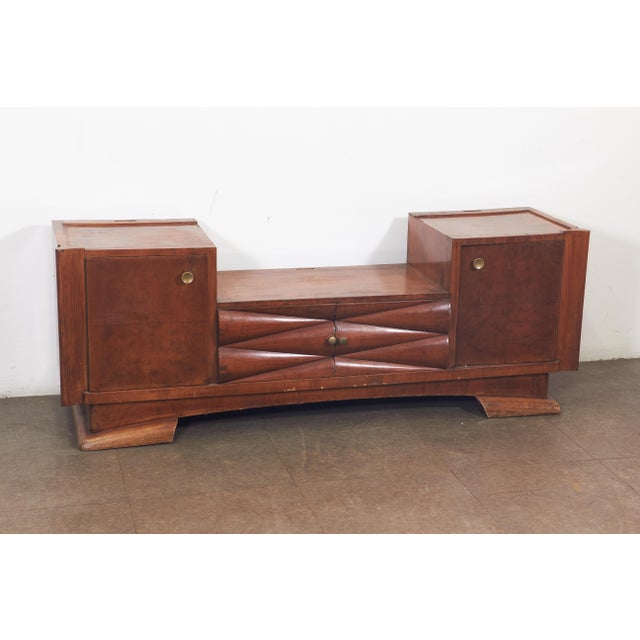 Small Italian Art Deco Style Sideboard, 1940s For Sale - Image 12 of 12