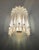 Vintage Murano Wall Sconces in Clear Triedri, 1990s, Set of 2 For Sale - Image 8 of 16
