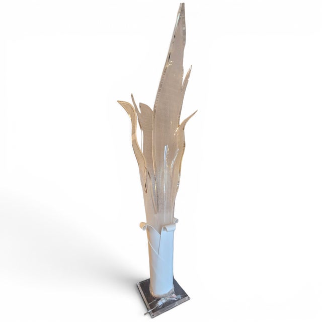 Shlomi Haziza 1990 Flame Floor Lamp by Shlomi Haziza For Sale - Image 4 of 12