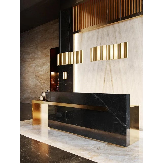 Not Yet Made - Made To Order Gamma R40 Graphite Pendant by Sylvain Willenz For Sale - Image 5 of 7