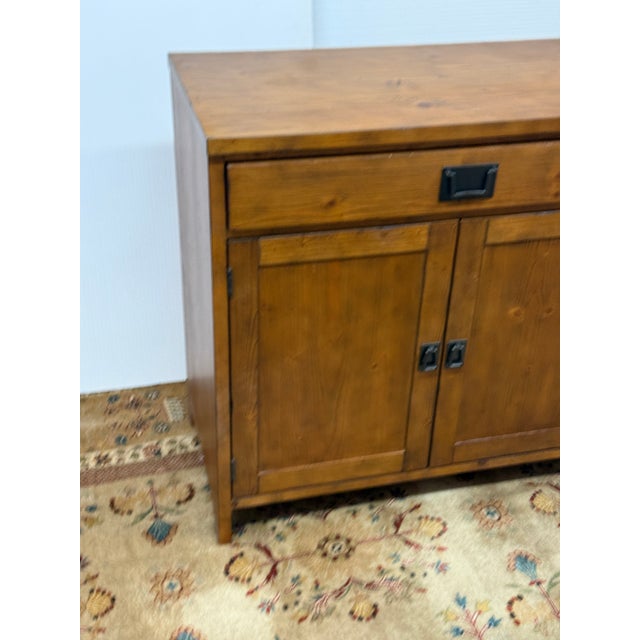 Pottery Barn Wade Entry Way Console Table, Weathered Pine For Sale In San Francisco - Image 6 of 12