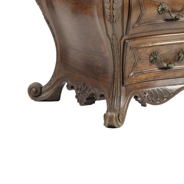 20th Century Portuguese Wooden Chest of Drawers For Sale - Image 3 of 6