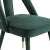 Petra Forest Green Velvet Side Chair For Sale - Image 4 of 8