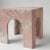 Postmodern Pink Marble Arch Side Table from Kiwano Concept For Sale - Image 3 of 8