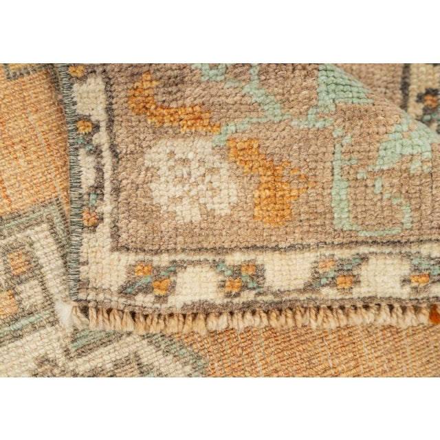 Turkish Mini Rug Oriental Hand Knotted Vintage Rug 1'9" x 3' #21099 For Sale In Houston - Image 6 of 8