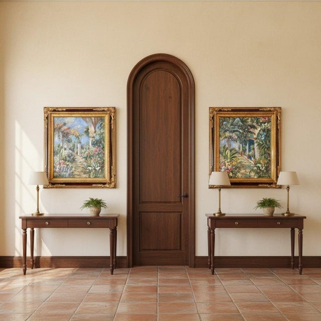 Vintage K Hillman Oil Paintings Pair-Tropical Garden-Floral-Framed Wall Art For Sale - Image 10 of 11