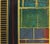 Fields No. 8 - Original Green and Gold Geometric Mixed Media Acrylic Painting on Wood Panel For Sale - Image 4 of 7