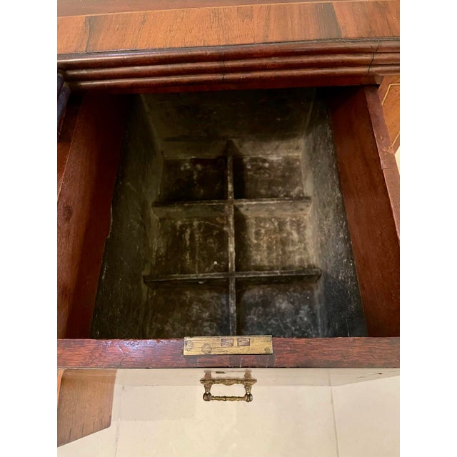 Wood Antique Regency Brass & Inlaid Mahogany Breakfront Sideboard, 1815 For Sale - Image 7 of 18