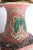 Antique Chinese Pink Famille Rose Porcelain Vase, Tongzhi Buddhist Symbols, 15” For Sale - Image 9 of 10