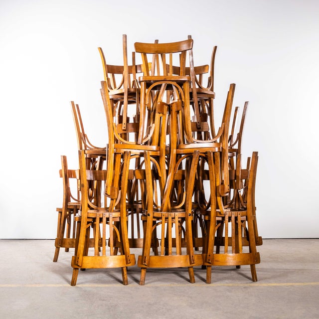 Bentwood Dining Chair from Baumann, 1950s For Sale - Image 10 of 10