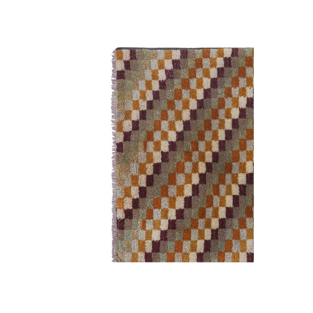 Turkish Mohair and Wool Tulu Shag Rug 2'6" X 5'1" For Sale - Image 4 of 12