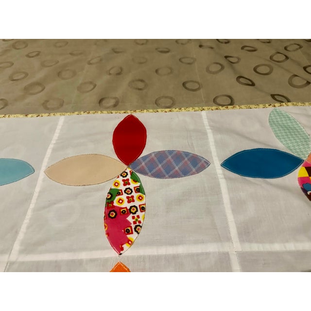 2010s Custom King Quilt by Linda Osmond – Fogo Island, Newfoundland – 2014 Handcrafted Heirloom Quilt For Sale - Image 5 of 6