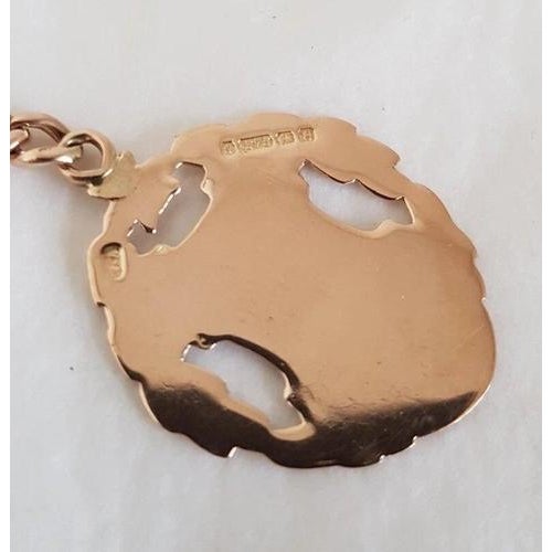 Antique Gold Fob & Albert Chain from William Adams LTD, Birmingham, 1917 For Sale - Image 9 of 13