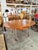 Extendable Round Table with Teak Top and Feet and Satin-Finish Metal Legs, 1960s For Sale - Image 4 of 8