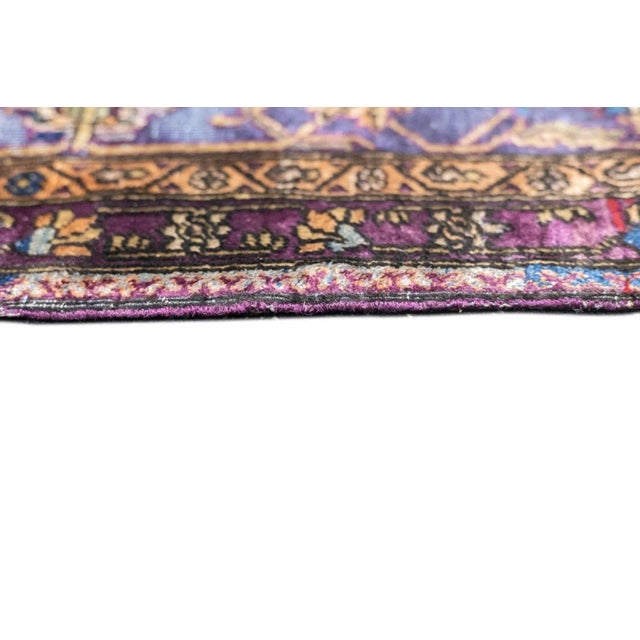 Antique Mohtasham Kashan Rug 4' x 6'10'' For Sale - Image 9 of 12