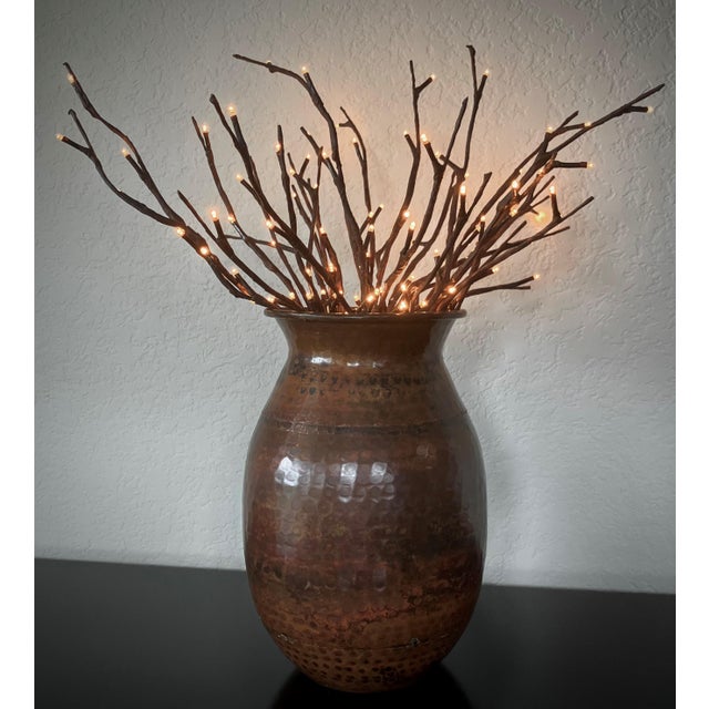 Early 20th-Century Rustic Cramp Seam Traditional Martelage Copper Vessel For Sale - Image 15 of 18