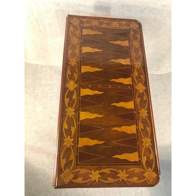 18th Century 18th Century Italian Marquetry Backgammon Game Table For Sale - Image 5 of 7