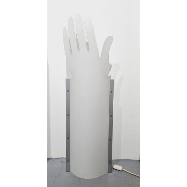 Italian Pop Art Hand Floor Lamp by Roberto Pezzetta for Slamp, 1990s For Sale - Image 3 of 11