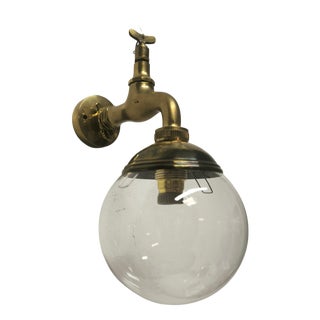 Brass Faucet Applique, 1960s For Sale