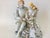 Victorian vintage porcelain figurine. Gorgeous flower and gold accents details.