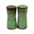 Mid 20th Century Mid-Century Modern Prairie Green Pottery Salt & Pepper Shakers by Frankoma Pottery, Set of 4 For Sale - Image 4 of 10