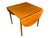 Vintage Danish Modern Teak Dining Table With Carved Tapered Legs For Sale - Image 13 of 18
