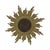 Large Sunburst Gold Leaf Sun Mirror by Deknudt, 1960s For Sale - Image 6 of 18