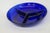 Cobalt Blue Glass Relish Dish Round 3 Compartment Sectioned Serving Bowl 4907b For Sale - Image 12 of 12