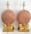 Metal Lamp Pair Seashells Shells Restored For Sale - Image 7 of 11