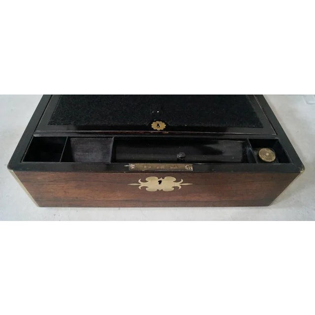 Large Antique Middleton Writing Slope, 1820 For Sale - Image 10 of 12