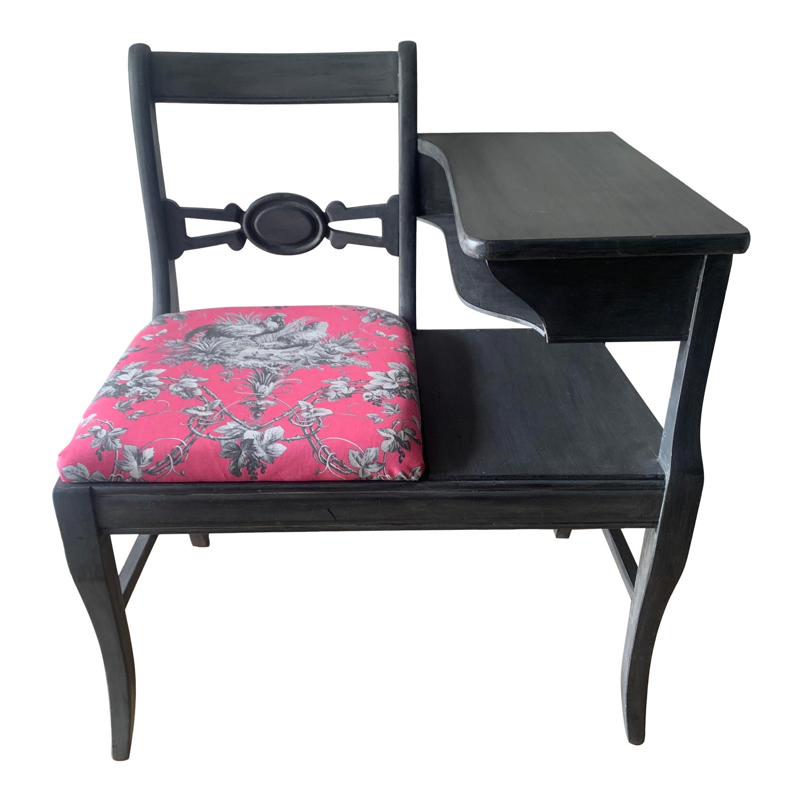 Antique TelephoneGossip Table Chairish