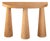 Alinda Half Moon Console Table with Free Form Mirror For Sale
