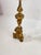 Gold Tall 18th Century Italian Baroque Giltwood Altar Candlestick Table Lamp For Sale - Image 8 of 13