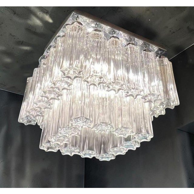 Vintage Ceiling Lamp from Glashütte Limburg, 1960s For Sale - Image 4 of 4