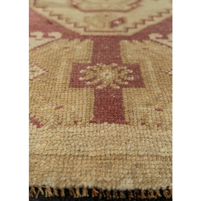 Turkish Turkish Mini Rug Oriental Hand Knotted Vintage Rug 1'7" x 2'11" #21182 For Sale - Image 3 of 8