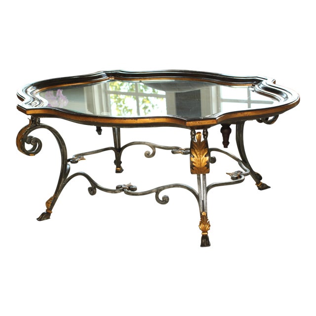 French Provincial Marge Carson Scalloped Coffee Table Chairish