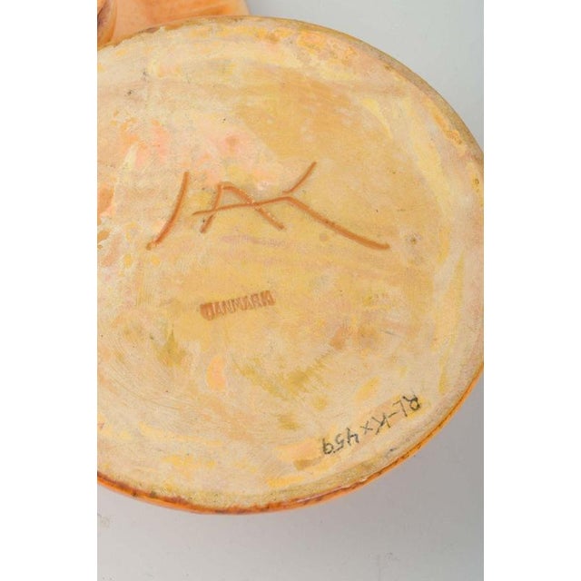 Ceramic Candlesticks by Svend Hammershøi for Kähler, Denmark, 1930s, Set of 2 For Sale - Image 4 of 5