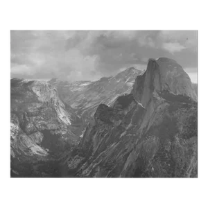 1970s Half Dome Yosemite Photograph by Don Ware