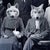 Never Forget the Forest - Wolves by Marcin and Kate Owczarek | Digital Art of people with wolf heads For Sale - Image 4 of 5