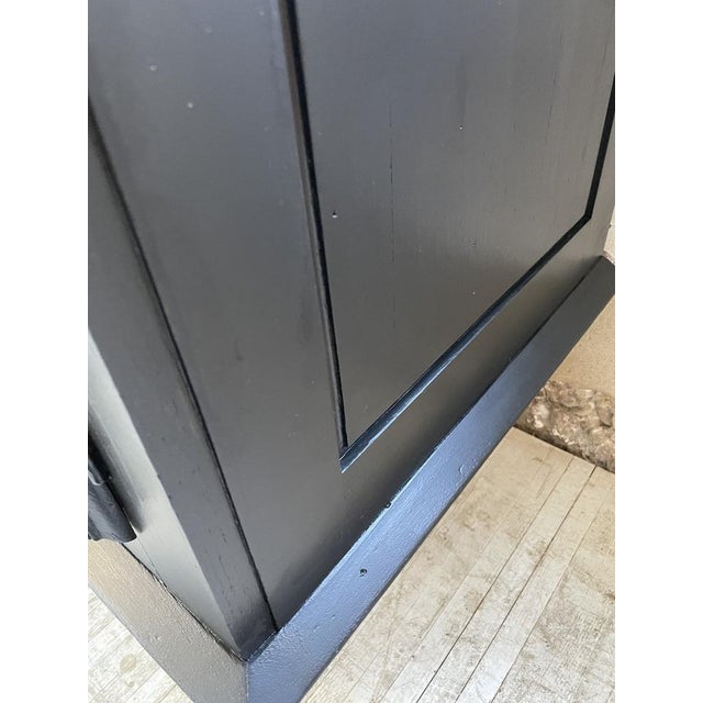 Brutalist Black Sideboard, 1960s For Sale - Image 17 of 18