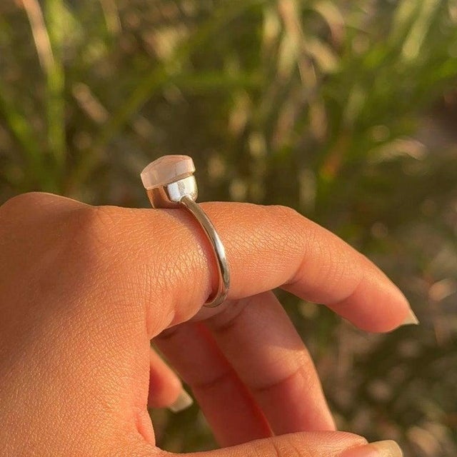 This beautiful ring features a natural Rose Quartz gemstone set in premium 925 solid sterling silver. Designed for both...