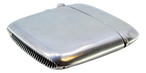 Plain Silver Matchbox with Hanging Ring Application