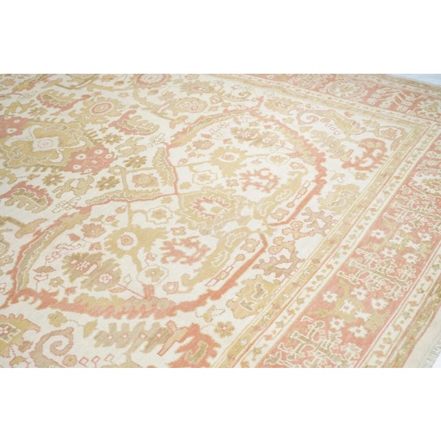 Early 21st Century Oushak Rug 9' X 12' For Sale - Image 5 of 11