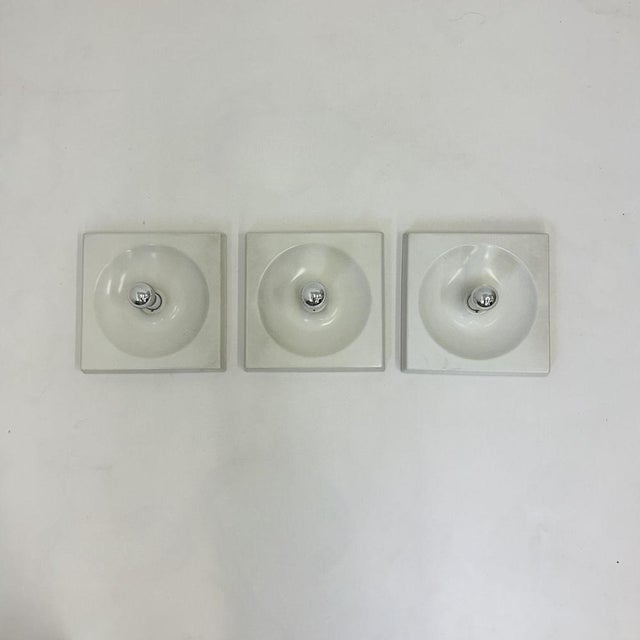Quadro Wall Lamps from Schönbuch, 1970s, Set of 3 For Sale - Image 16 of 18